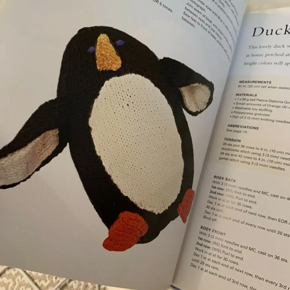 Knitted Toys Knitting Patterns Book Fiona Mctague